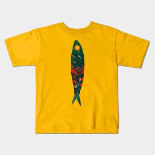 Japanese Sardine Kids T-Shirt